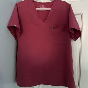 Mauve Figs Scrub Top